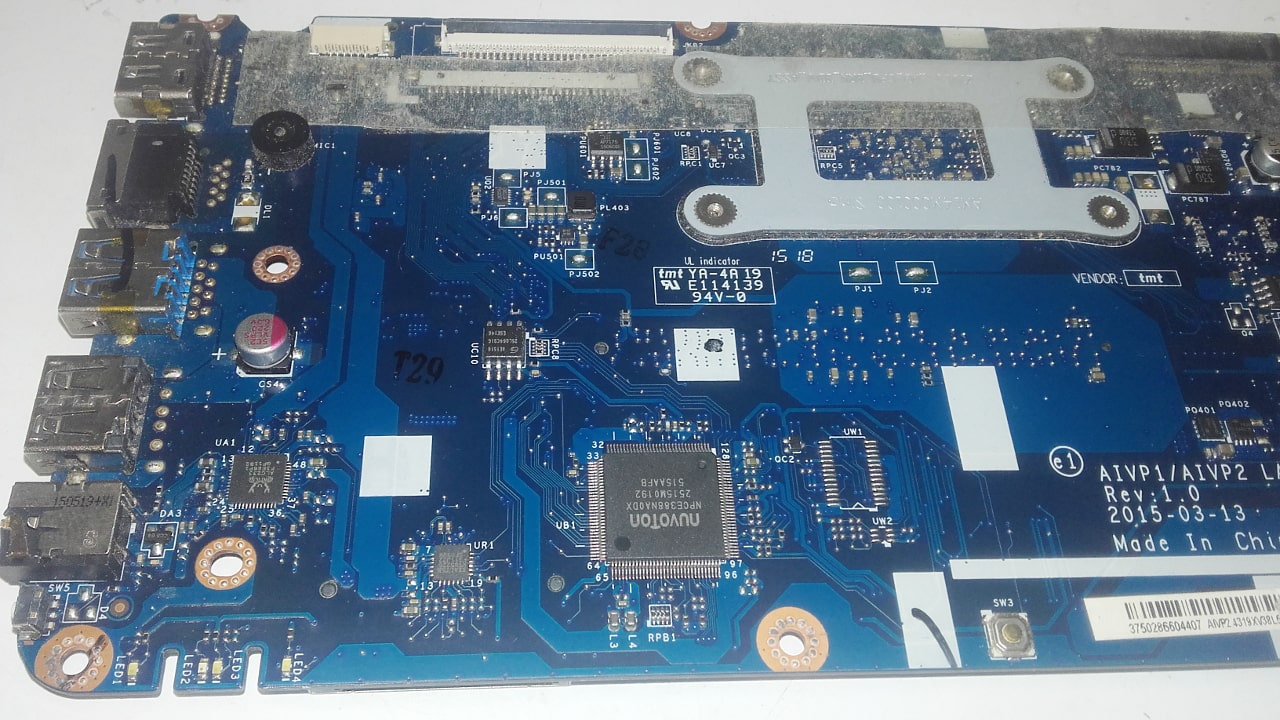 bios emplacement lenovo ideapad 100 la-c771p