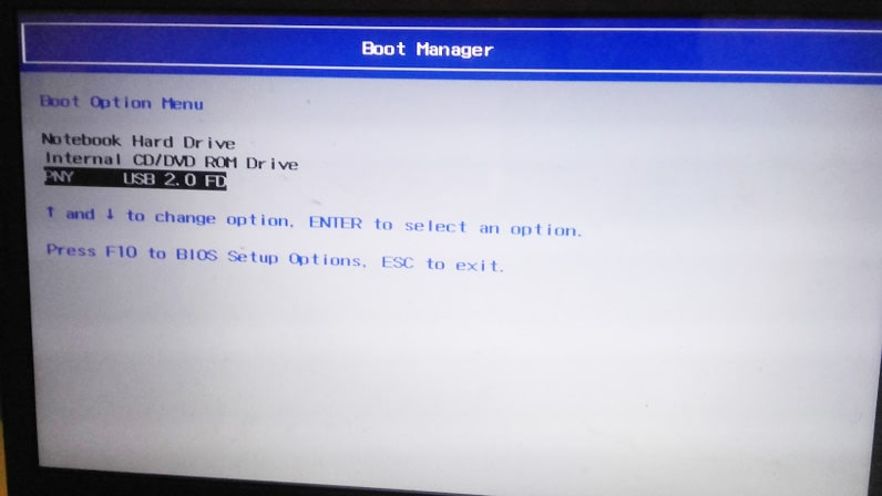 How do boot manager