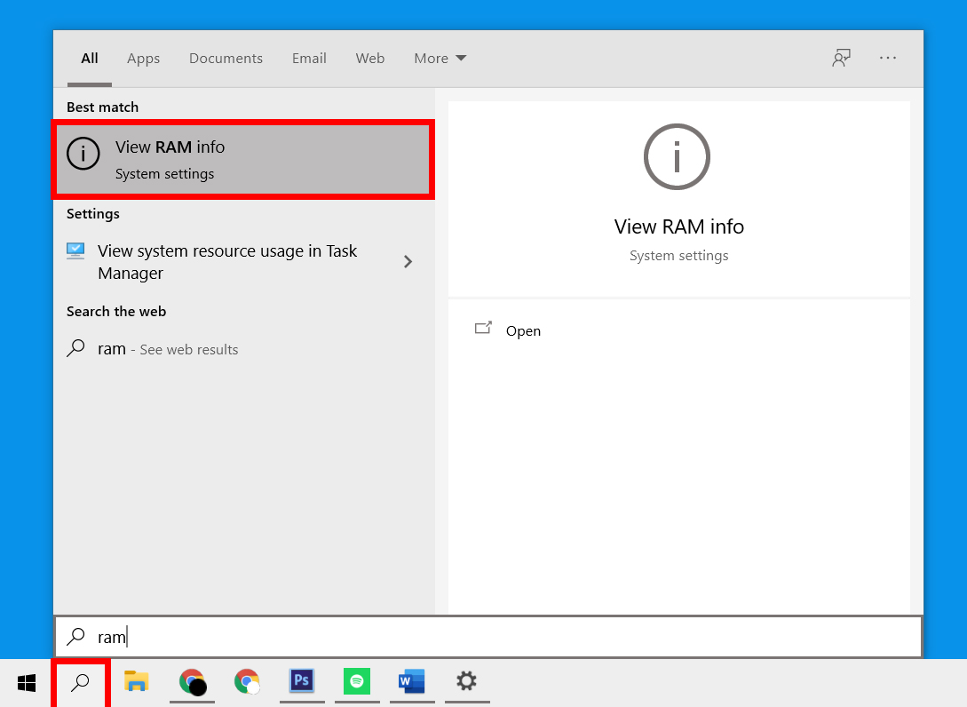 windows-search-ram